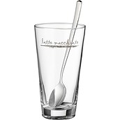 Latte macchiato stiklinės WMF su šaukšteliais 6 vnt.