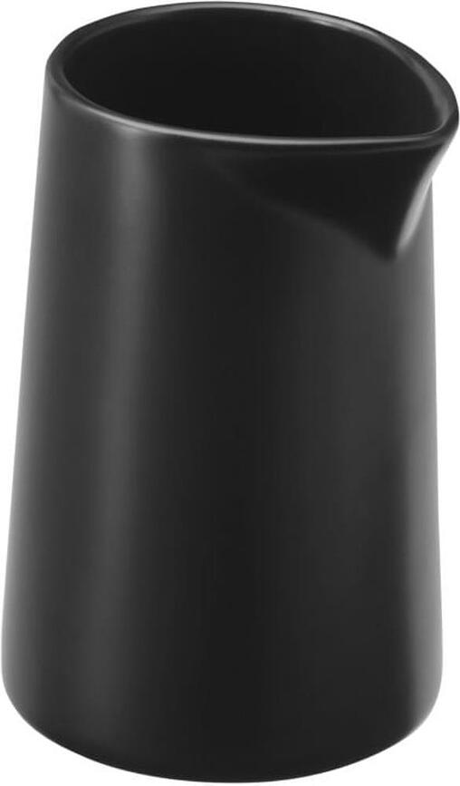 Lechera Kineo, negro mate, con tapa de madera