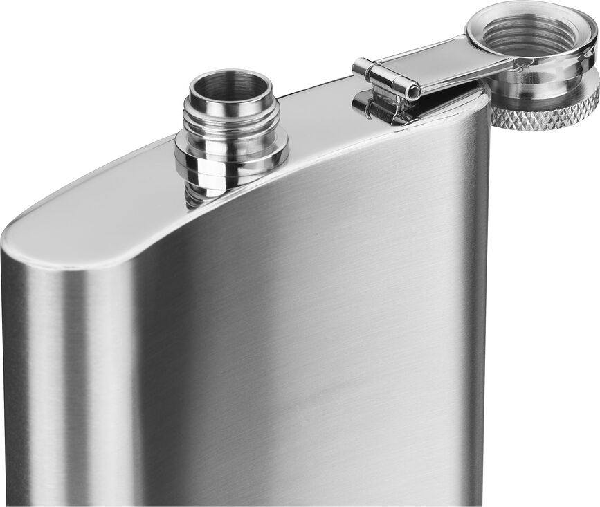 Manhattan Pljoska s lijevkom i 4 čašice u futroli 7-dijelni set