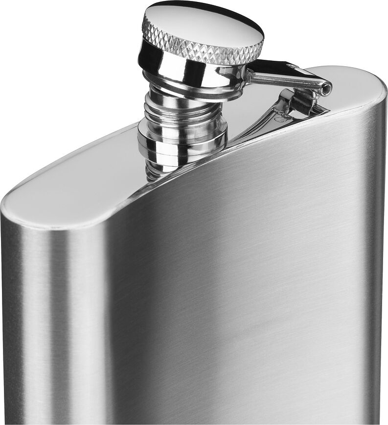 Manhattan Pljoska s lijevkom i 4 čašice u futroli 7-dijelni set