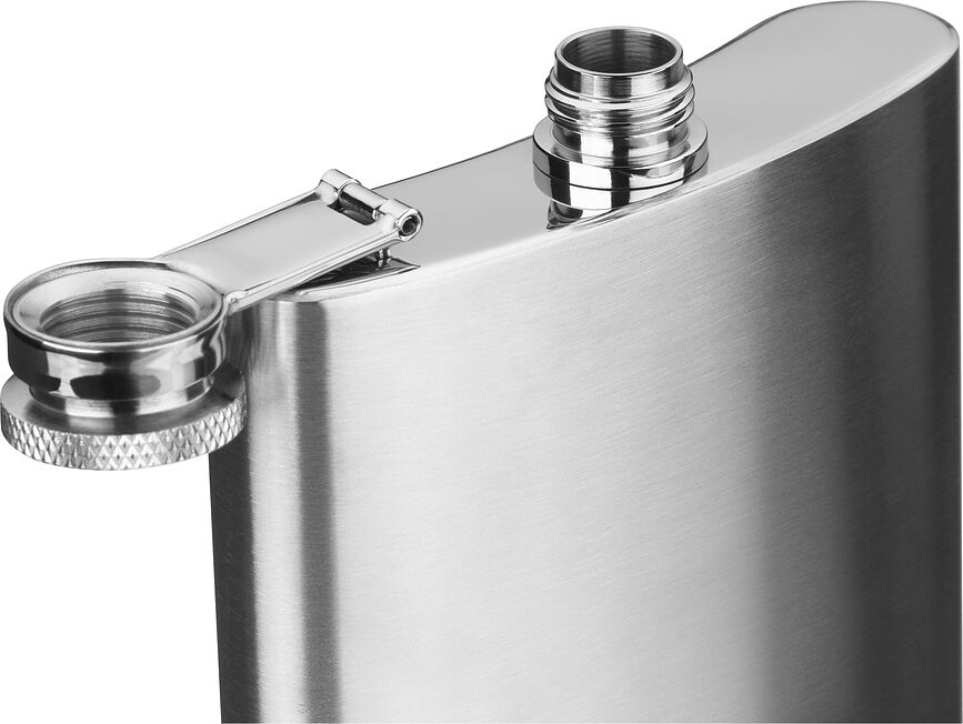 Manhattan Pljoska s lijevkom i 4 čašice u futroli 7-dijelni set