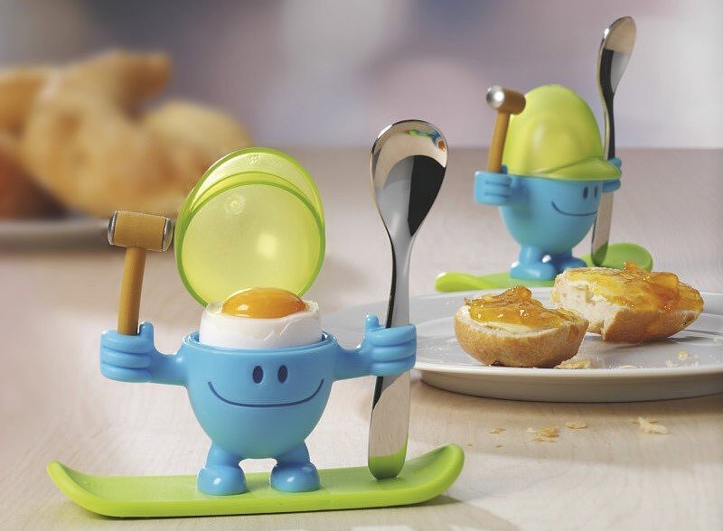 McEgg Αυγοθήκη με κουταλάκι, μπλε