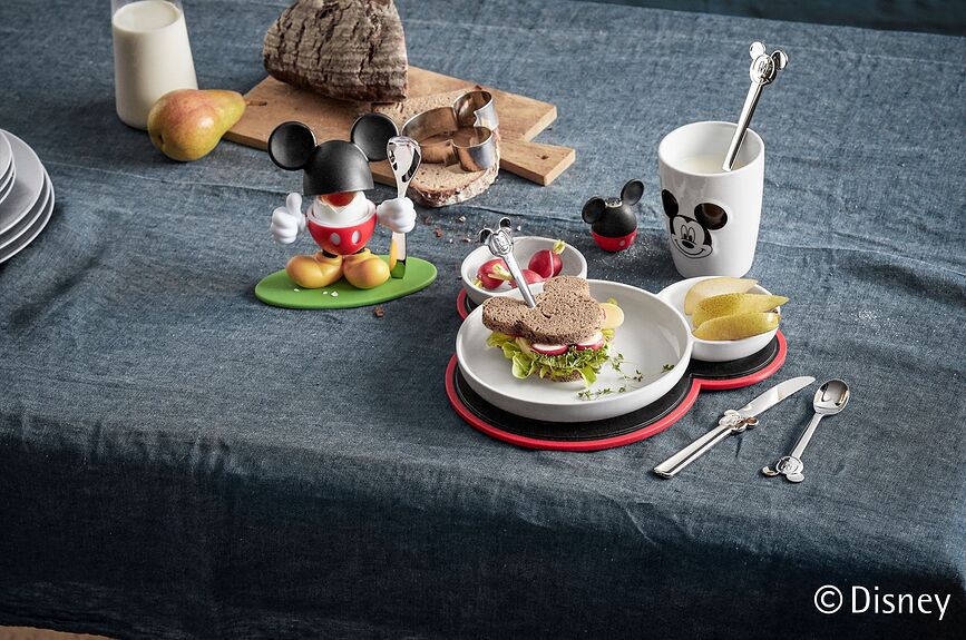 Mickey Mouse Coquetier avec cuillère