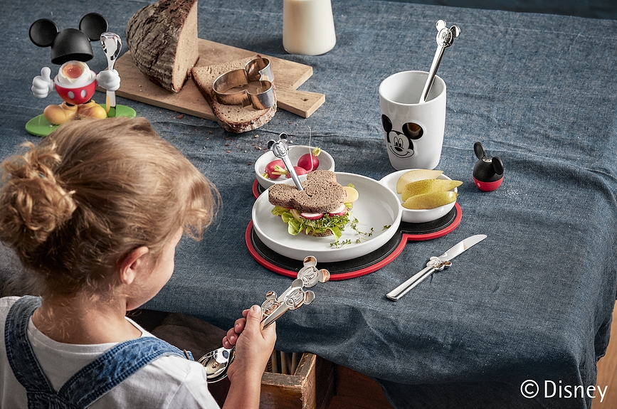 Mickey Mouse Dječji Set Posuđa i Pribora 6 kom.