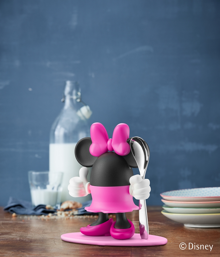 Mickey Mouse Minnie Coquetier avec cuillère