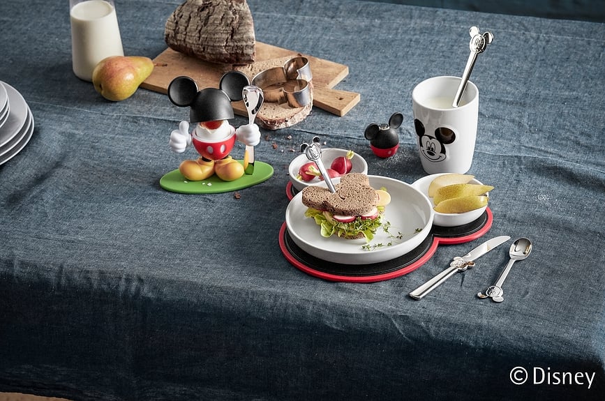 Mickey Mouse Set de Repas Enfant, Set 6 pièces