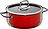 Olla Baja Compact Red, 24 cm, roja