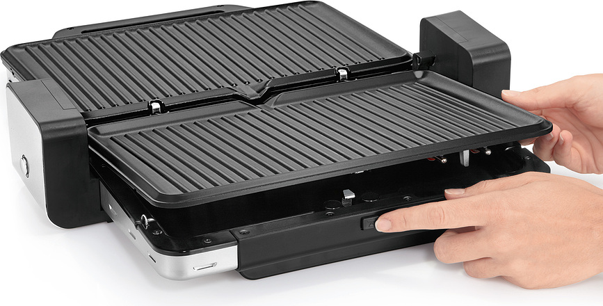 Parrilla eléctrica de mesa Lono, 2 en 1