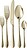 Sitello Besteck-Set goldfarben 30 El.
