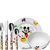 Sztućce i naczynia dziecięce Mickey Mouse 6 szt.