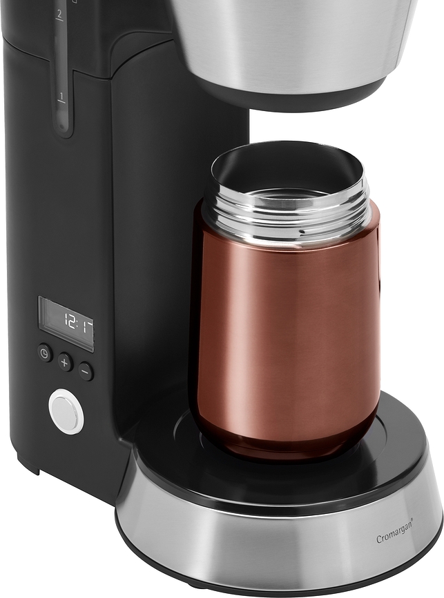 Taza térmica Impulse, 330 ml, plateada, con asa