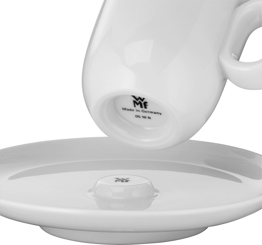 Tazas de espresso Barista, con platillos, 2 unidades