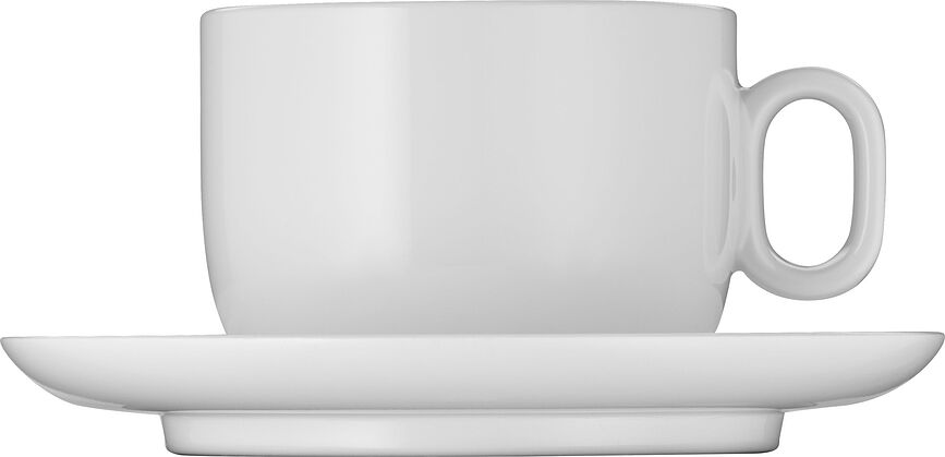 Tazas para Capuchino Barista, con platillos, 2 unidades