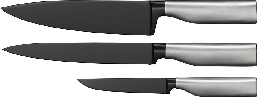 Ultimate Set de Couteaux, couteau de chef, couteau à viande et couteau universel, Set 3 pièces