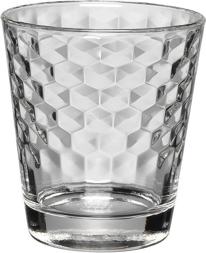 Vasos con diseño de panal, 4 unidades