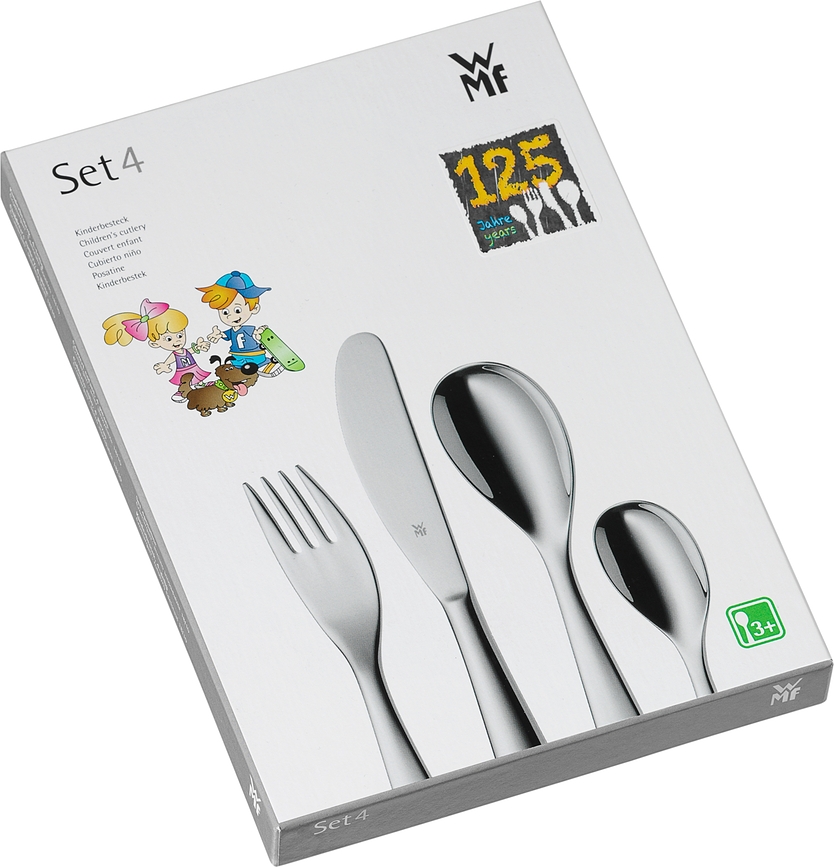 WMF Les Nains Couverts pour Enfants, Set 4 pièces