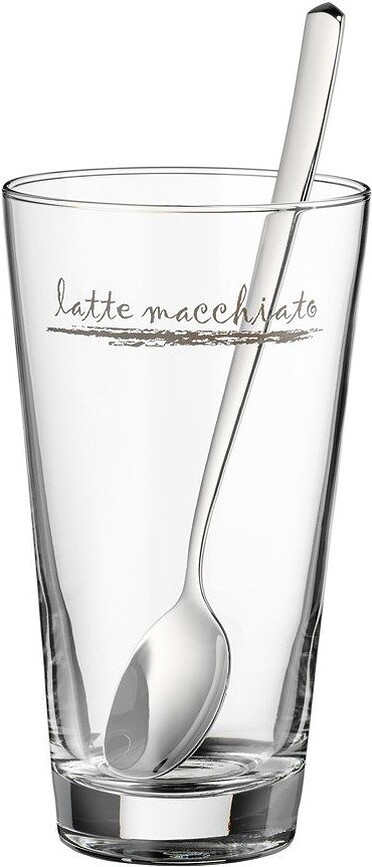 WMF Ποτήρια για latte macchiato, με κουταλάκια, 6 τμχ