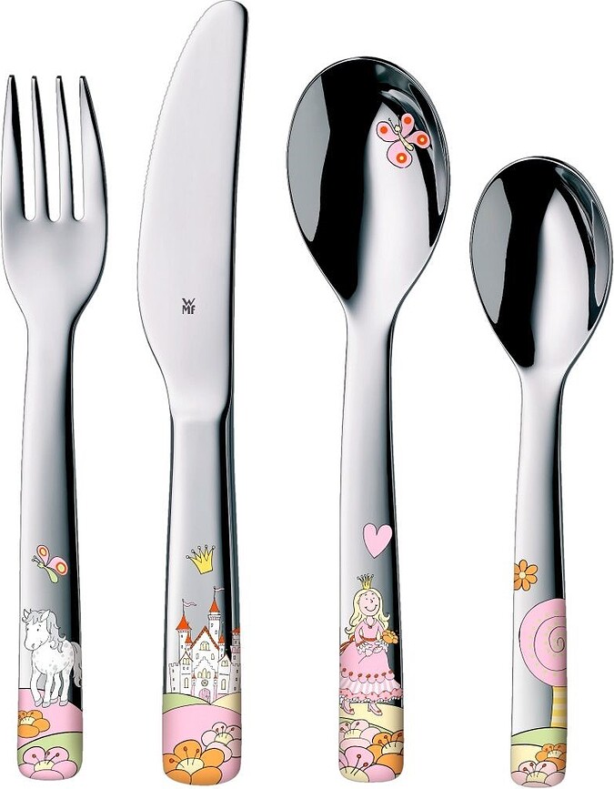 WMF Princesse Anneli Couverts pour enfants, Set 4 pièces