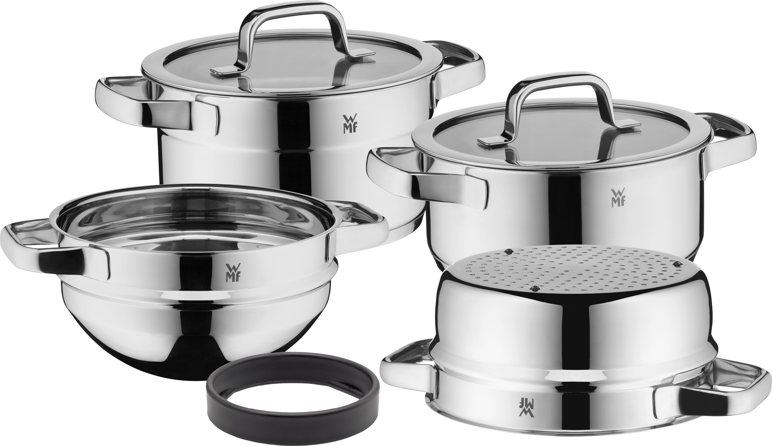Zestaw garnków Compact Cuisine z misą 4 el.