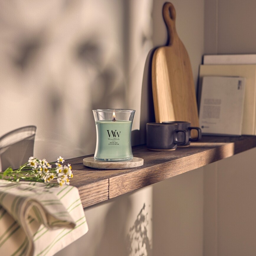 Moyenne bougie WoodWick Core Matcha Zest