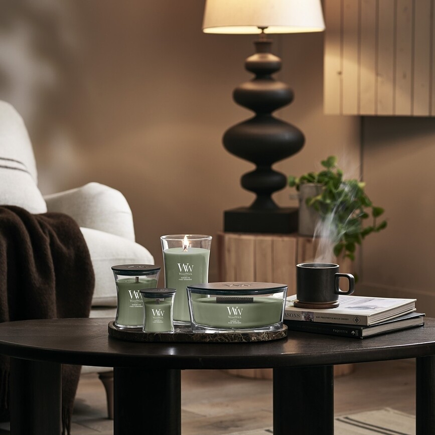 Bougie WoodWick Core Verdant Fig moyenne