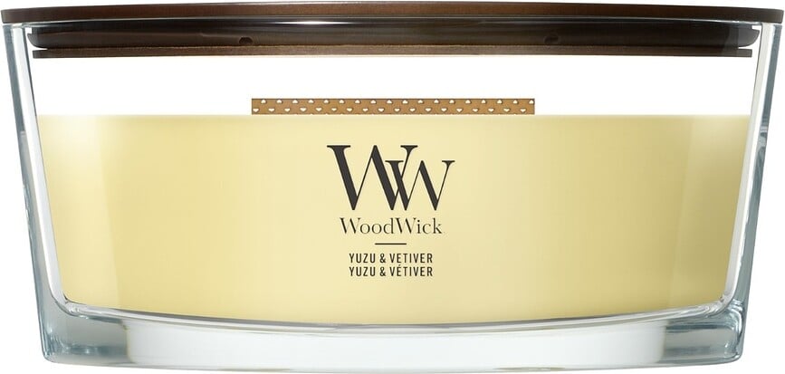 Bougie WoodWick Hearthwick Yuzu & Vétiver