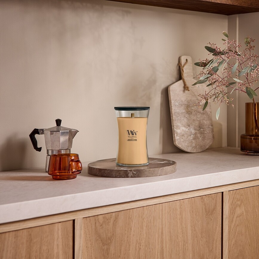 Candela WoodWick Core Tangerine & Citron grande