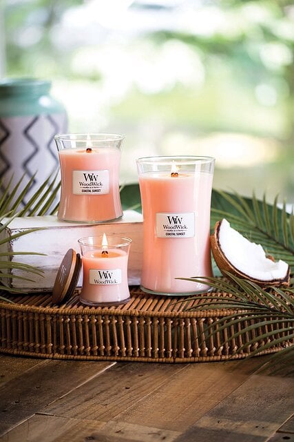 WoodWick Coastal Sunset Large Hourglass Candle