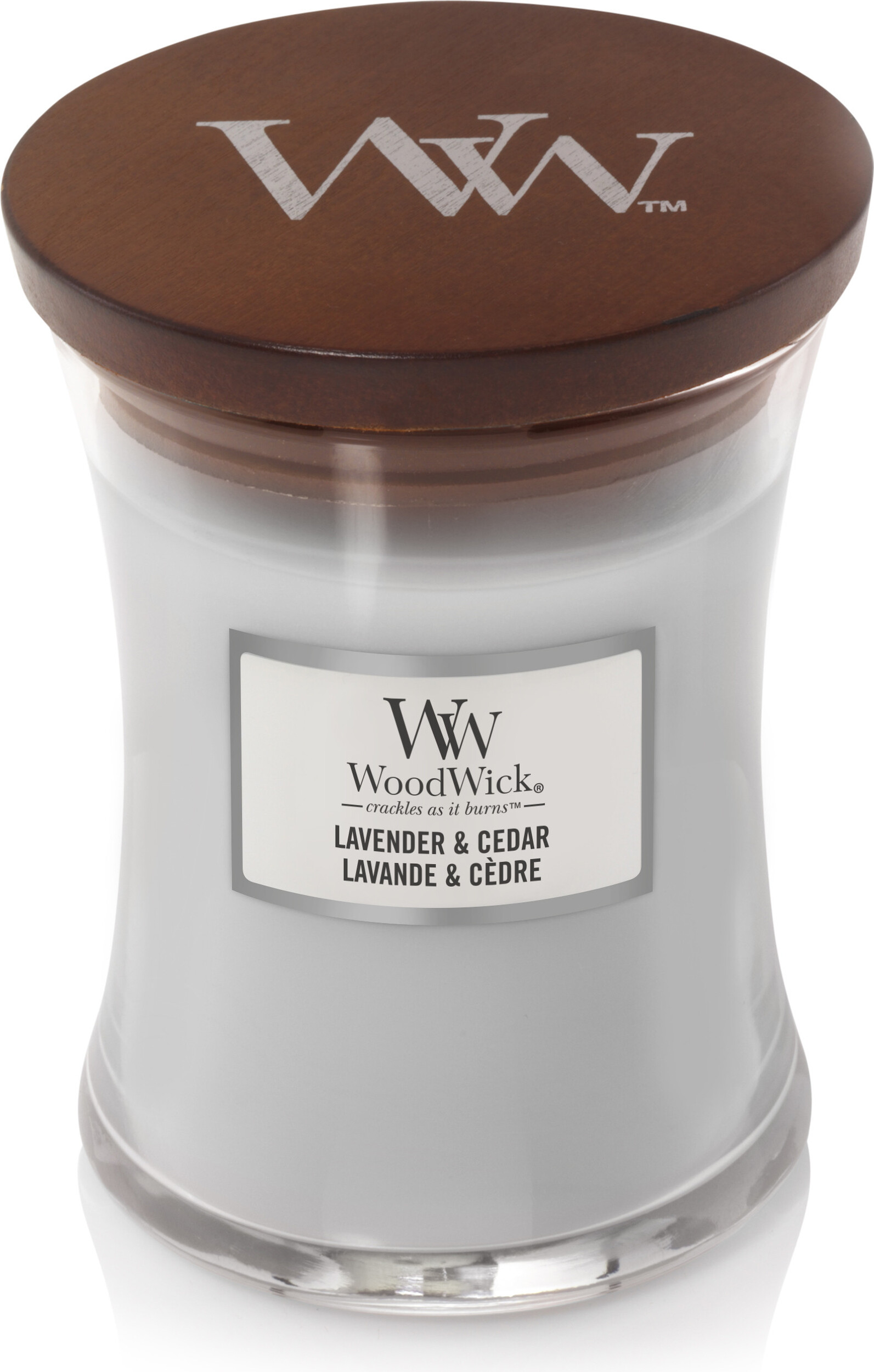 Core WoodWick Lavender & Cedar Kerze mittel