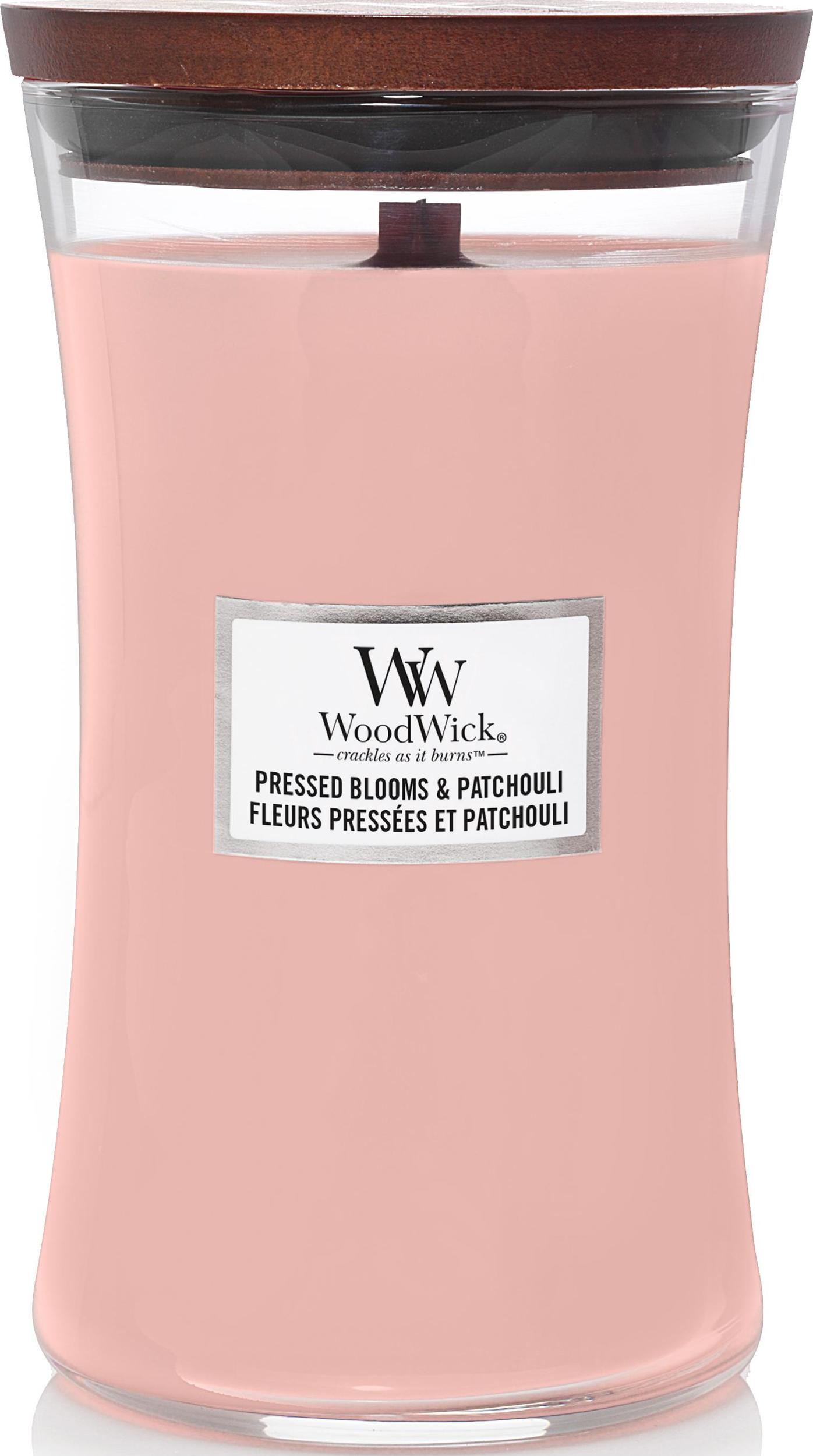 Core WoodWick Pressed Blooms & Patchouli Kerze groß