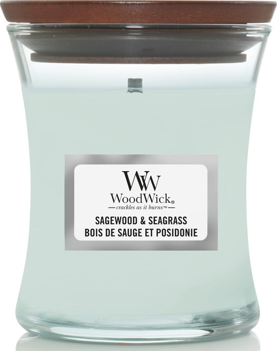 Core WoodWick Sagewood & Seagrass Kerze klein