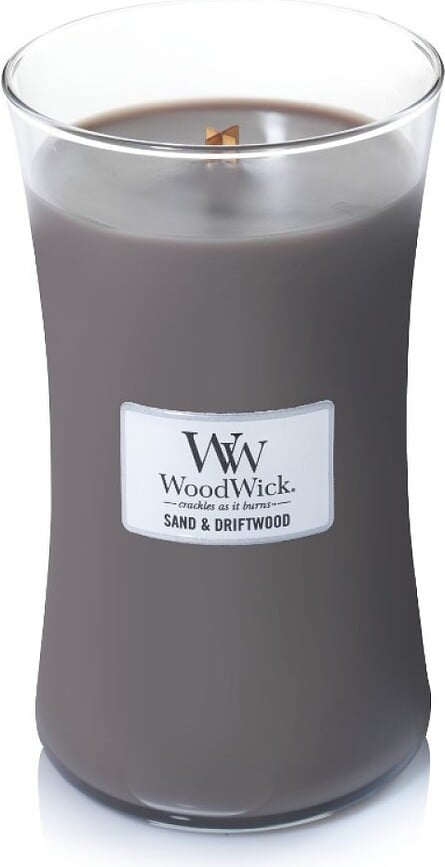 Core WoodWick Sand & Driftwood Kerze