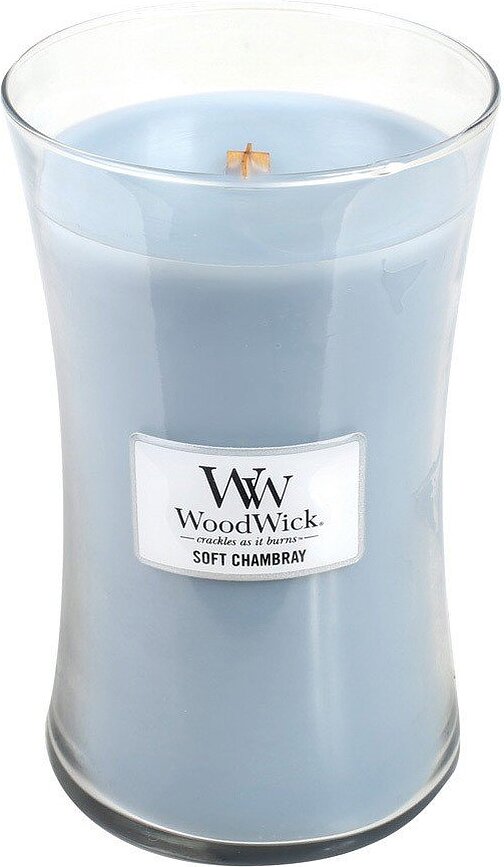 Core WoodWick Soft Chambray Kerze