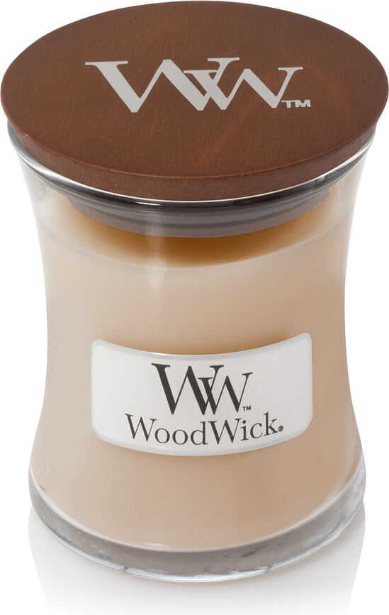 Core WoodWick White Honey Kerze klein