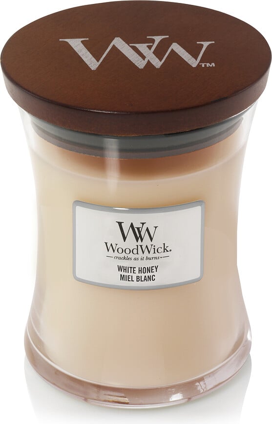 Core WoodWick White Honey Kerze mittel