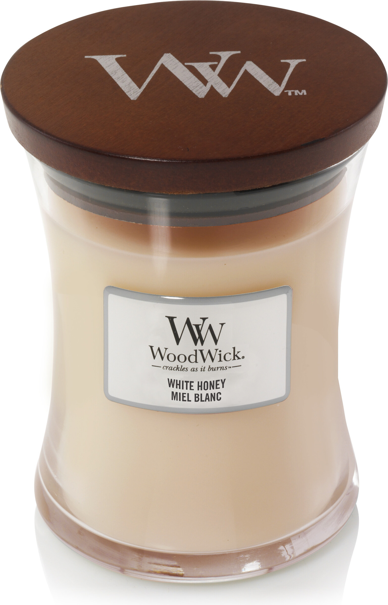 Core WoodWick White Honey Küünal keskmine