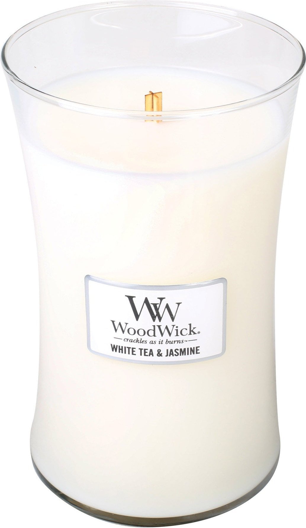 Kerzen Core WoodWick White Tea & Jasmine Kerze Groß