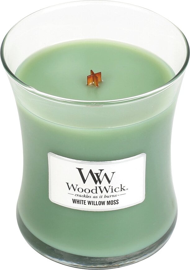 Core WoodWick White Willow Moss Kerze mittel