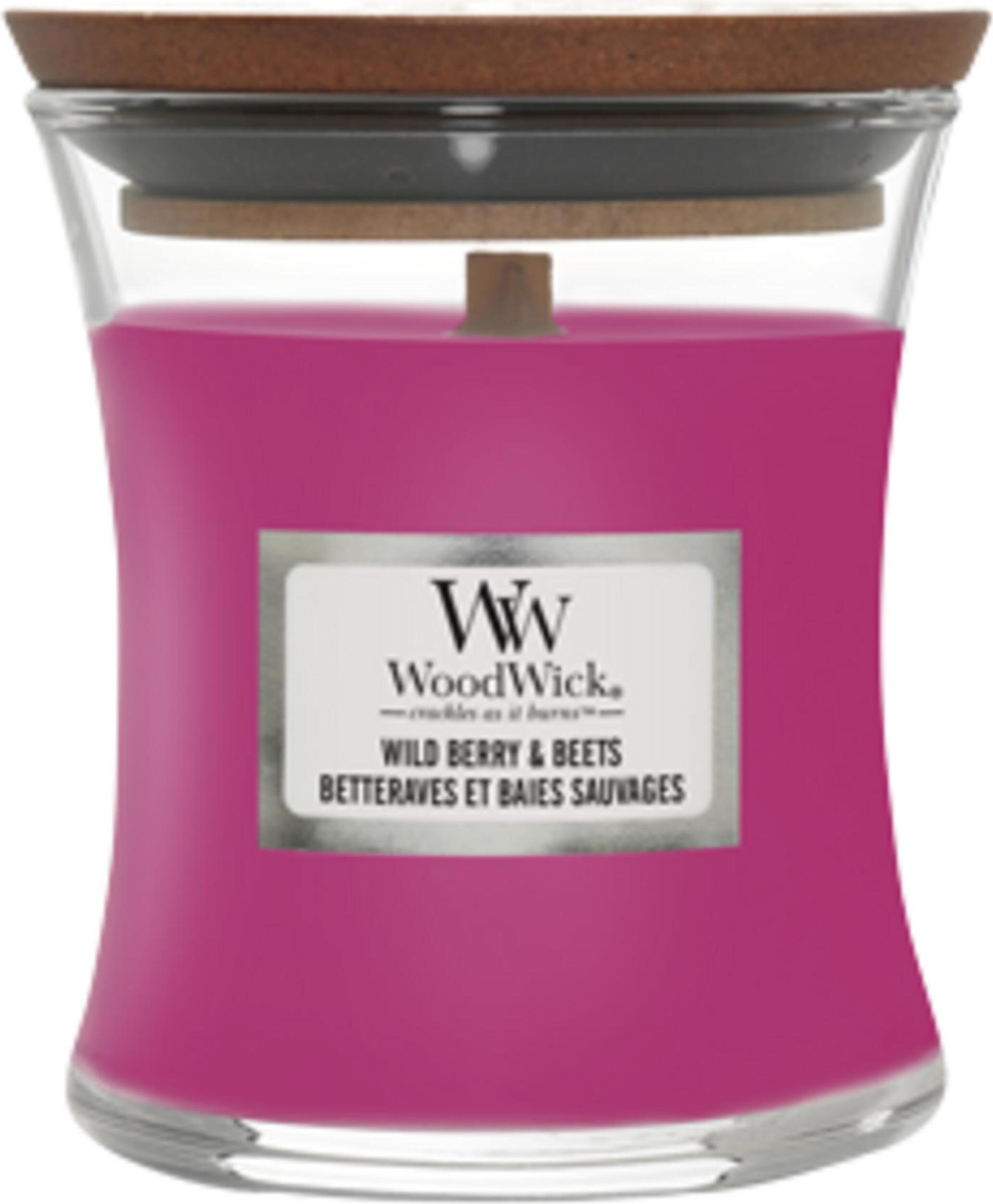 Core WoodWick Wild Berry & Beets Kerze klein