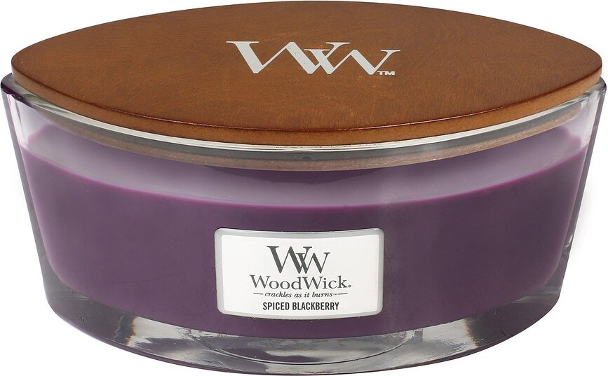 Hearthwick Flame WoodWick Spiced Blackberry Kerze