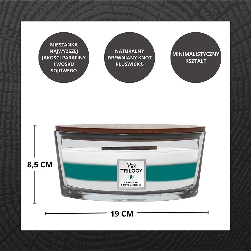 Hearthwick Svijeća Icy Woodland