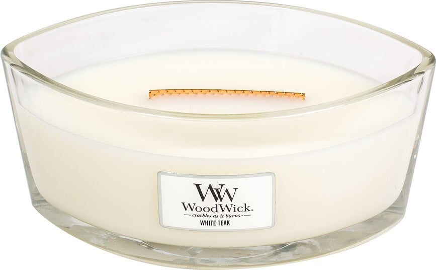 Hearthwick White Teak Kerze