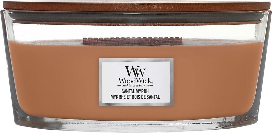 Hearthwick WoodWick Santal Myrrh Kerze