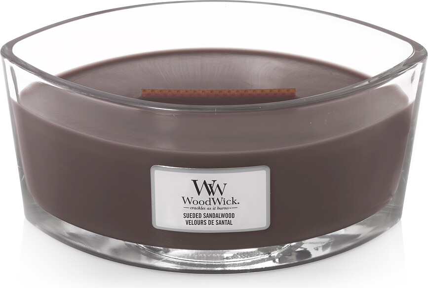 Hearthwick WoodWick Suede Sandalwood Kerze