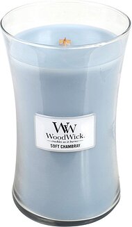 Kaars Core WoodWick Soft Chambray grote