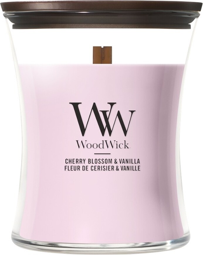 Κερί WoodWick Core Cherry Blossom & Vanilla μεσαίο