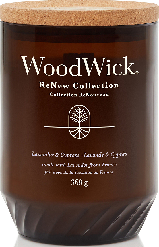 Lumânare ReNew WoodWick Lavender & Cypress mare