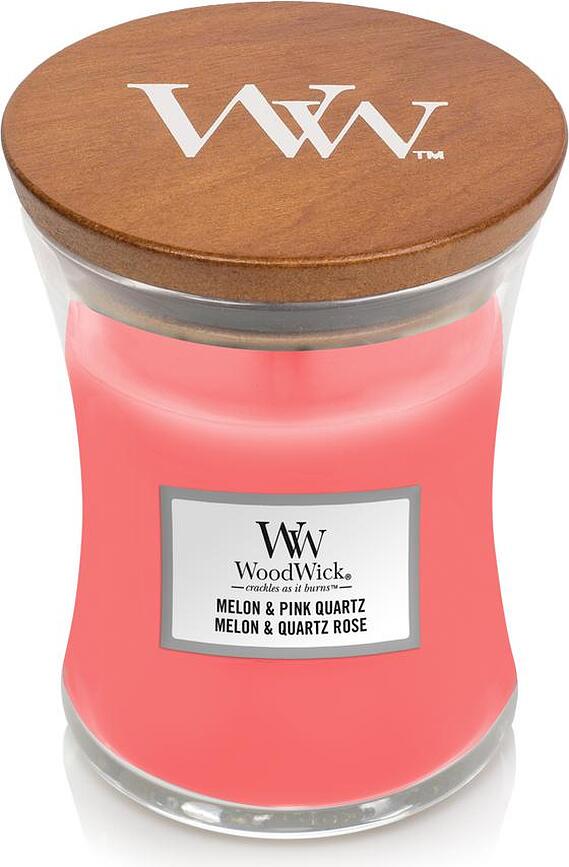 Lys i glas Core WoodWick Melon & Pink Quart medium