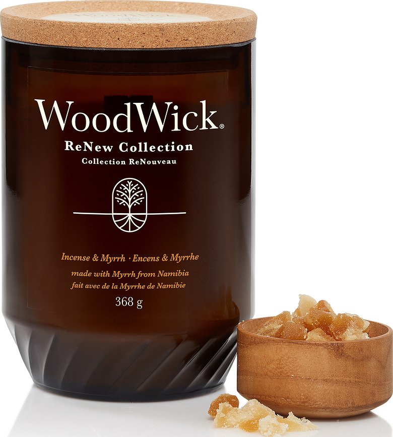 WoodWick ReNew Bougie Incense & Myrph, grande