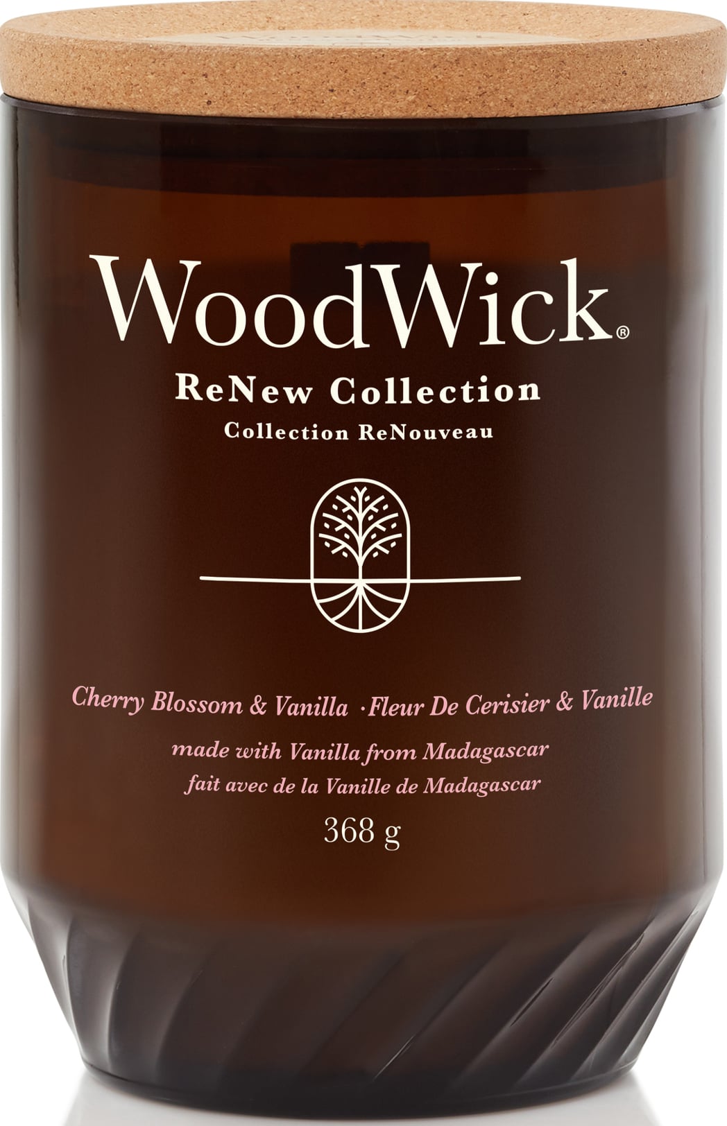 Renew WoodWick Cherry Blossom & Vanilla Kerze groß